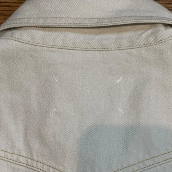 Maison Margiela White Denim Jacket